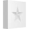 Ekena Millwork Standard Sedgwick Star Rosette With Square Edge, 4"W x 4"H x 1"P ROSP040X040X100SDG06 - alternate 1